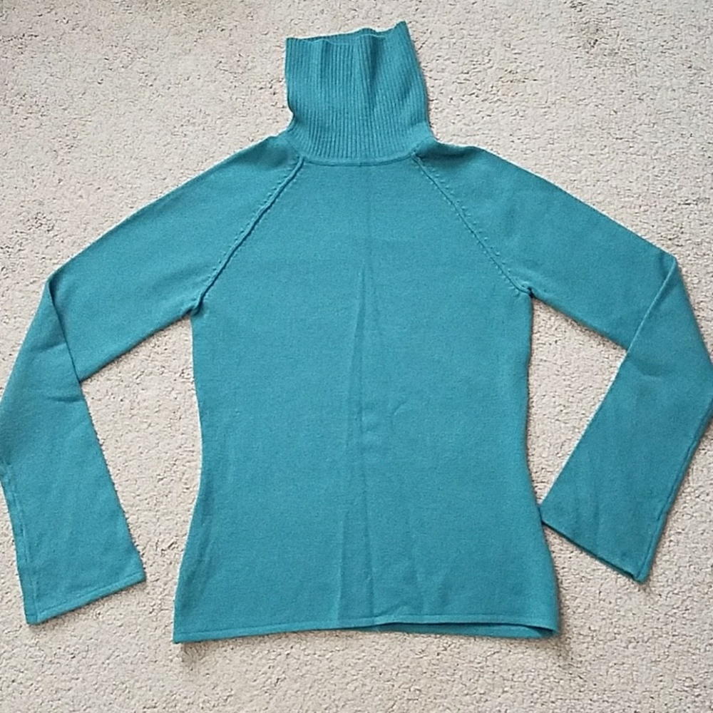 Teal sweater
